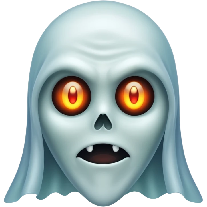 evil ghost emoji