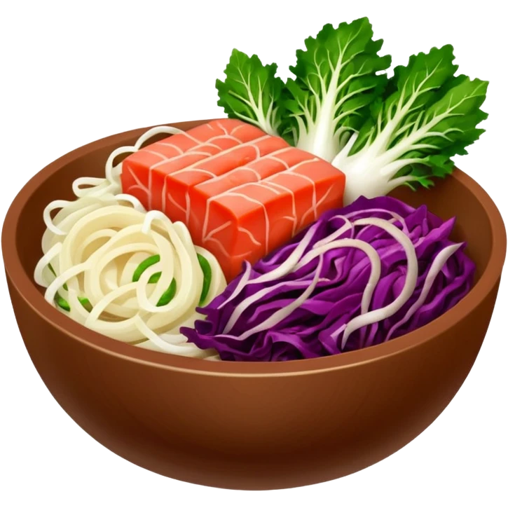 kimmchi dish brown bowl emoji