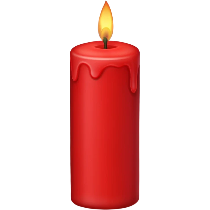 red candle emoji