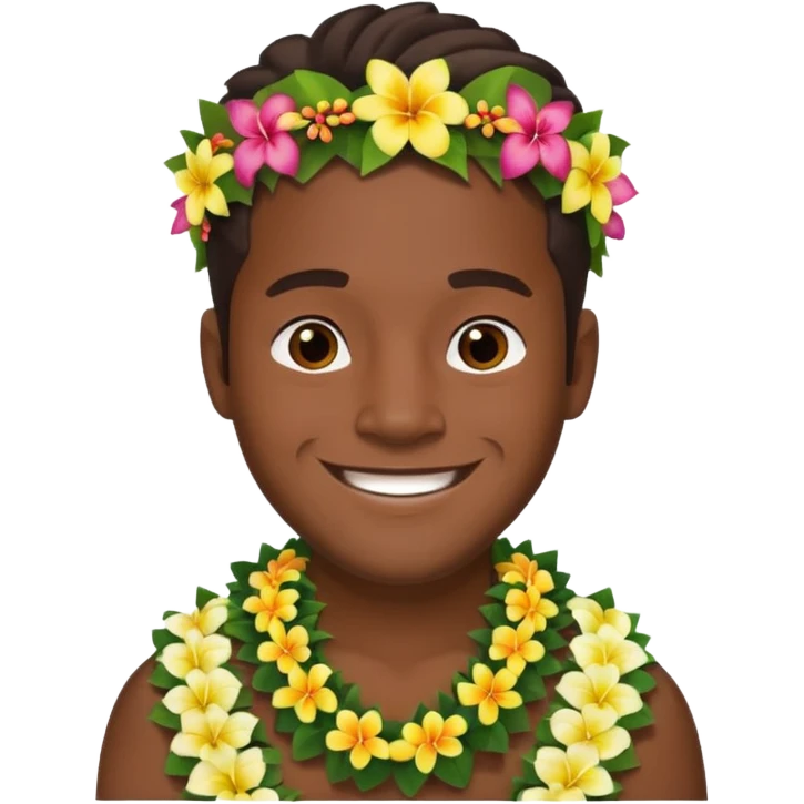 hawaian man emoji