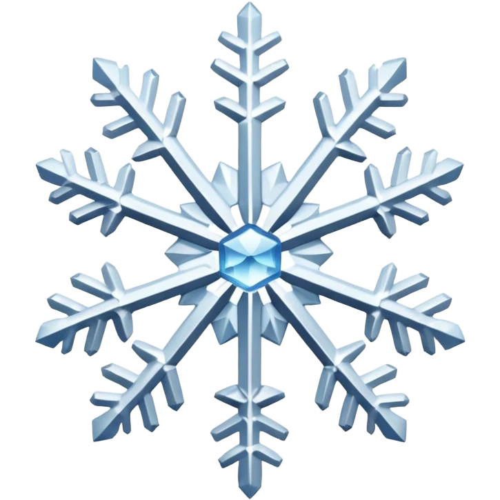 snowflake white emoji