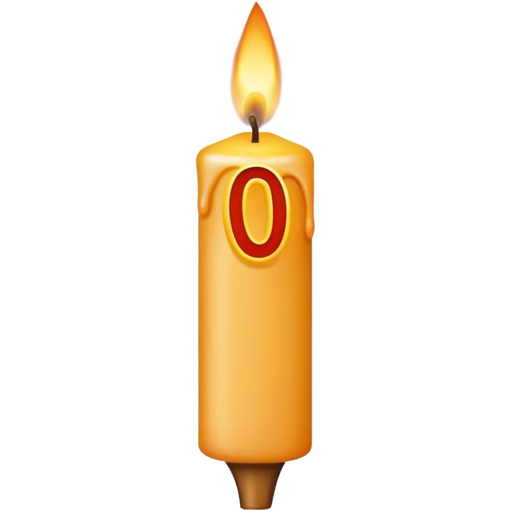number 16 birthday candles in flesh color  emoji