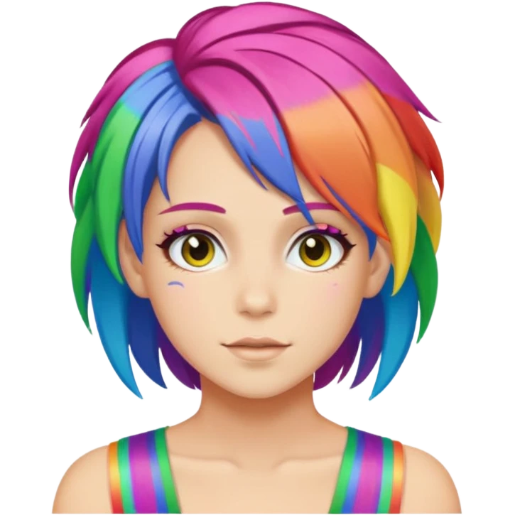 rainbow mika emoji