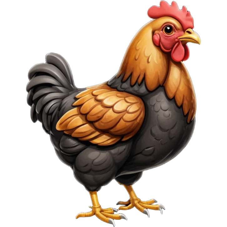 coal  chicken emoji