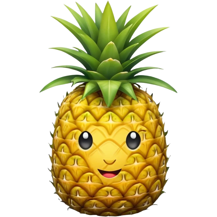 Pineapple with a hat  emoji