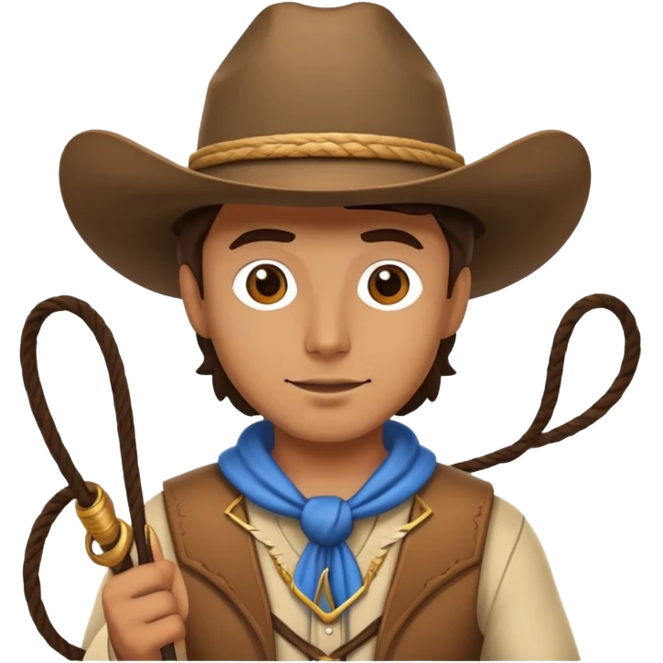 cowboy with lasso emoji