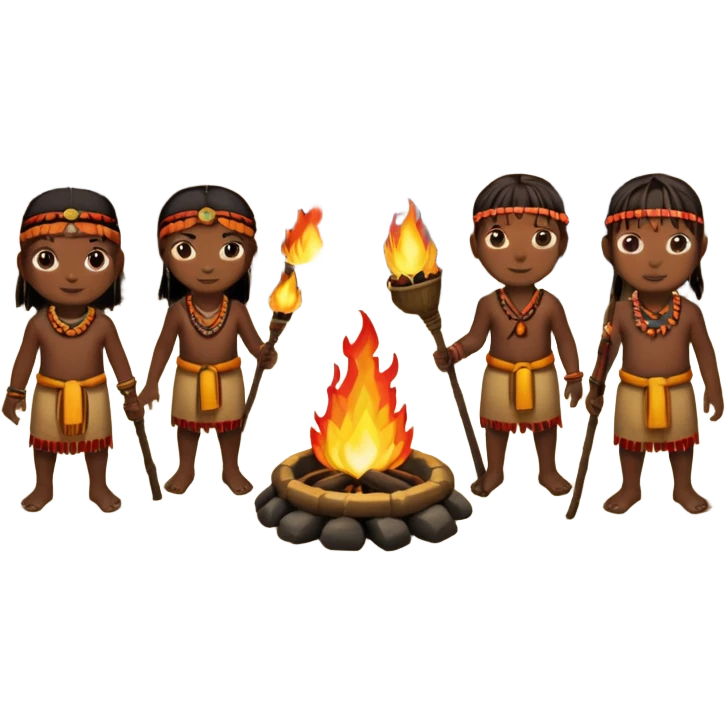 fire tribe willage emoji