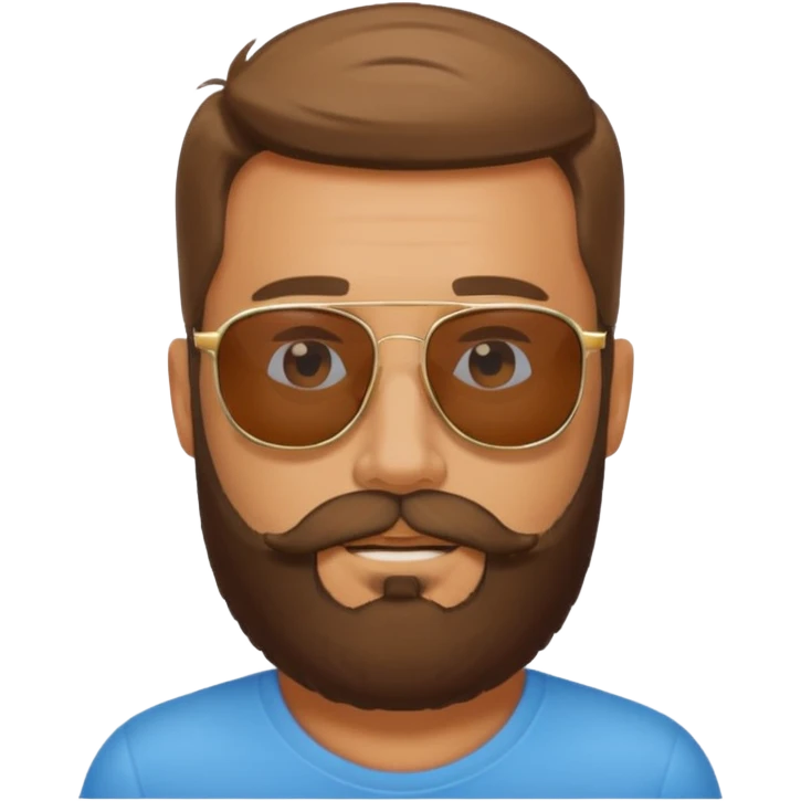 A beard man emoji
