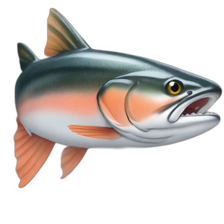 Storm salmon emoji