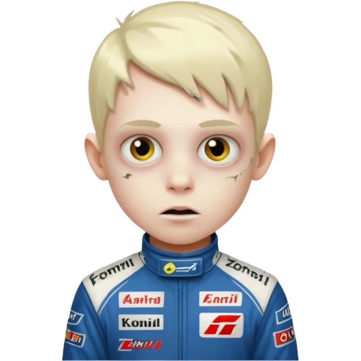 kid zombie formlua 1 racer emoji