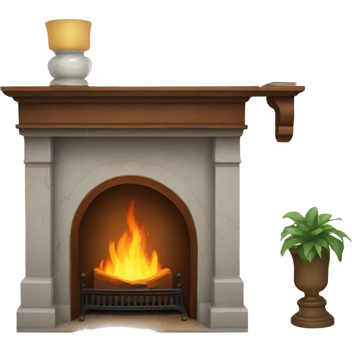 fireplace mantle emoji