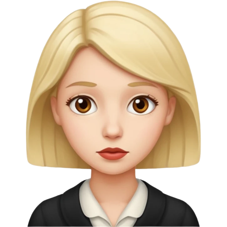 호기심으로 가득찬 질문가득한 20대 여성 emoji