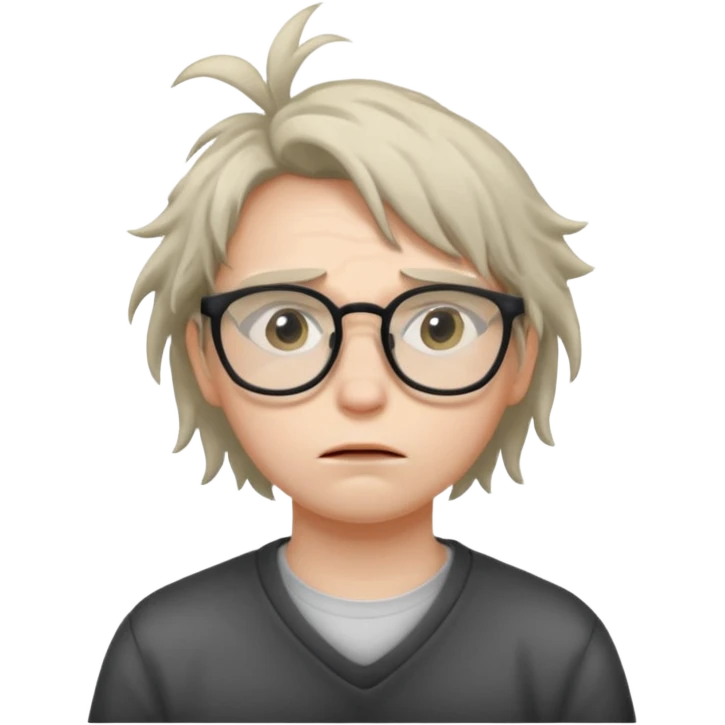 sad student emoji