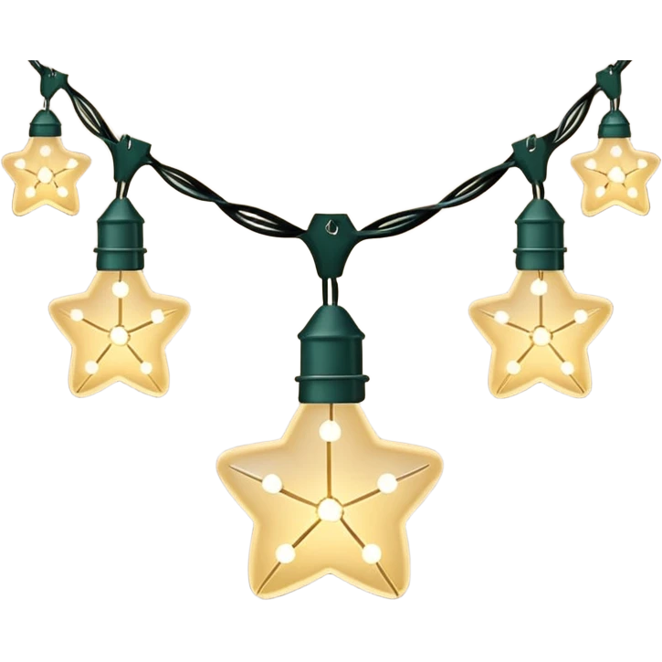 twinkle fairy string lights emoji