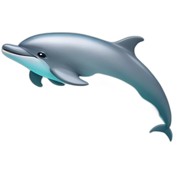 Snooring dolphin emoji