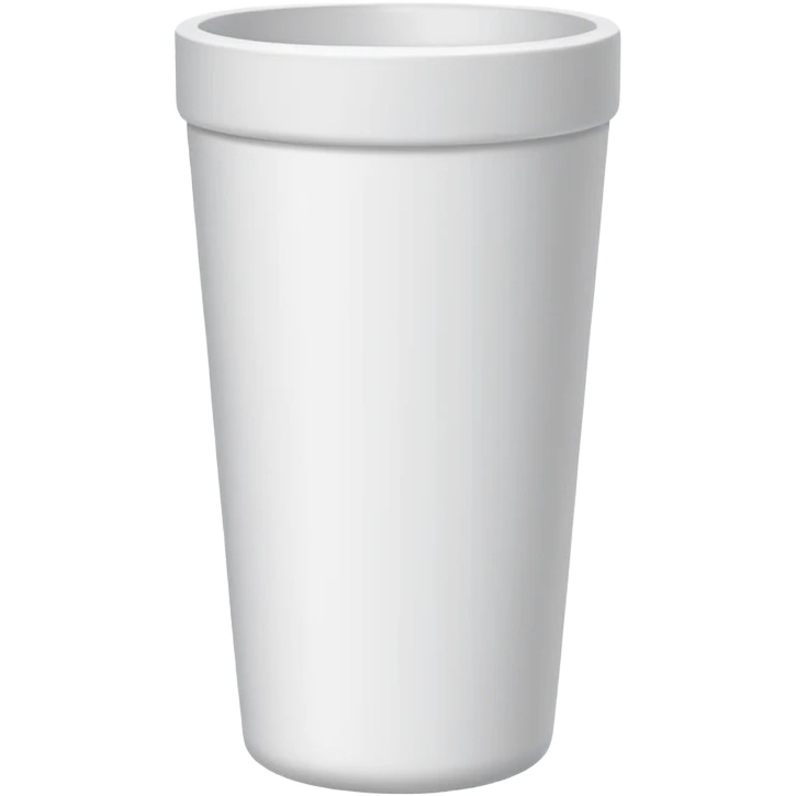 styrofoam cup no lid double cp emoji
