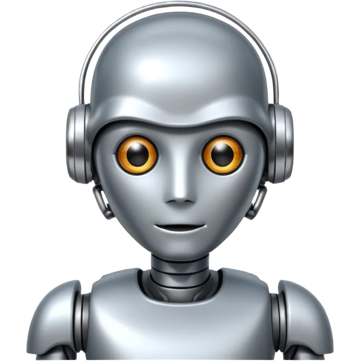 Robot assistant emoji