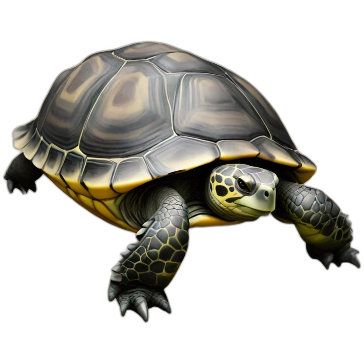Tortue sur une limasse emoji