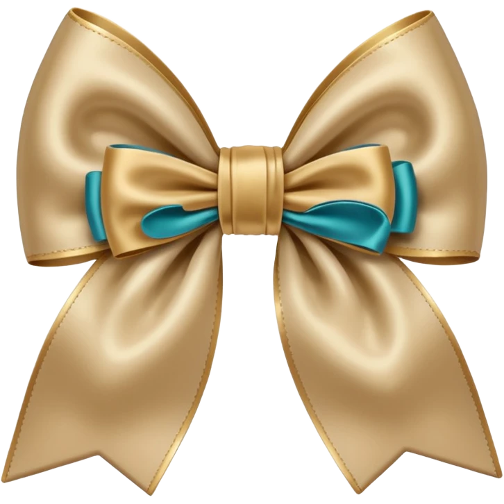 Beige bow emoji