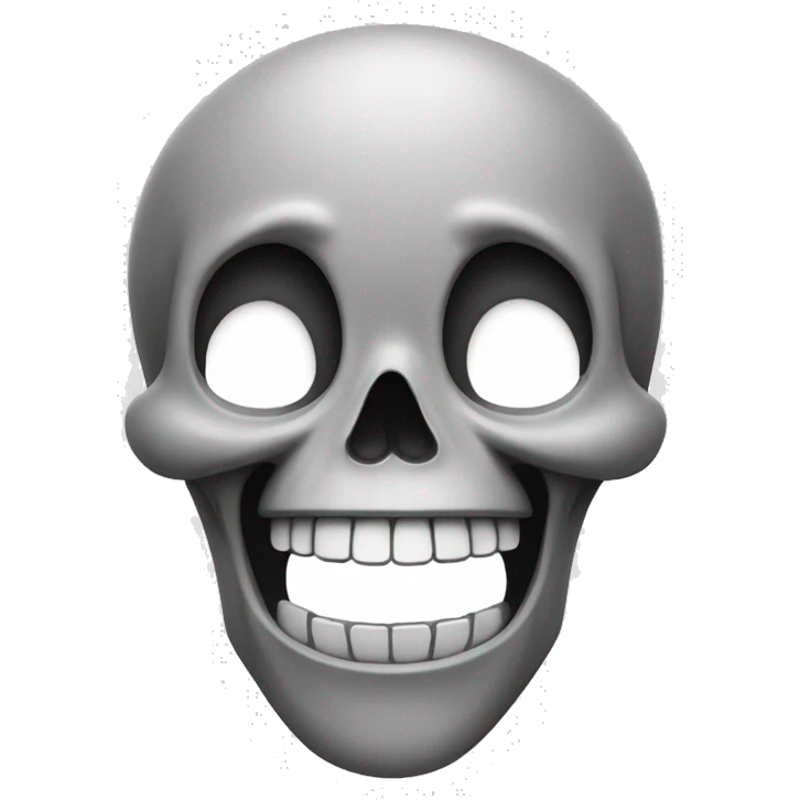 skull laughing emoji
