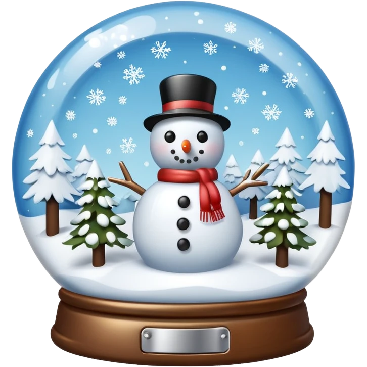 snow globe emoji