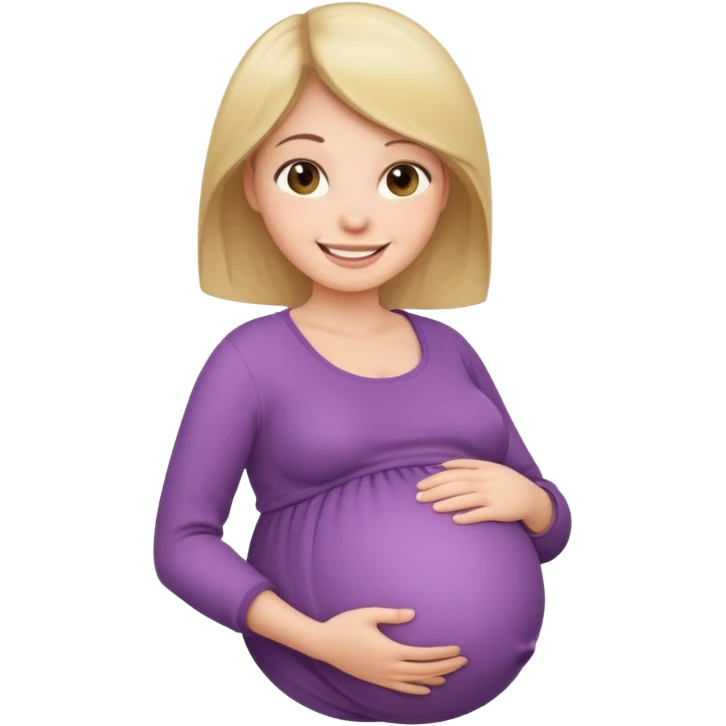 беременная девушка emoji