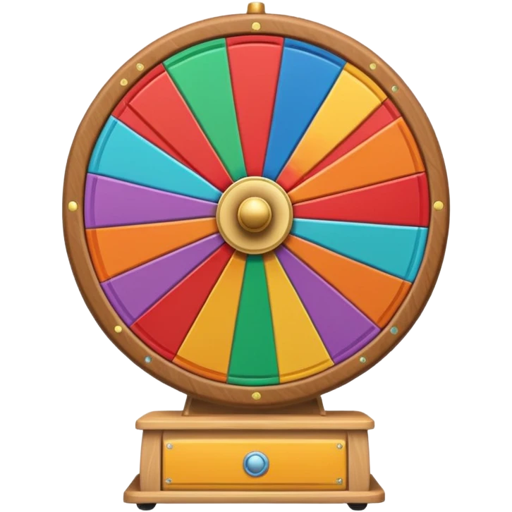 prize wheel side view emoji