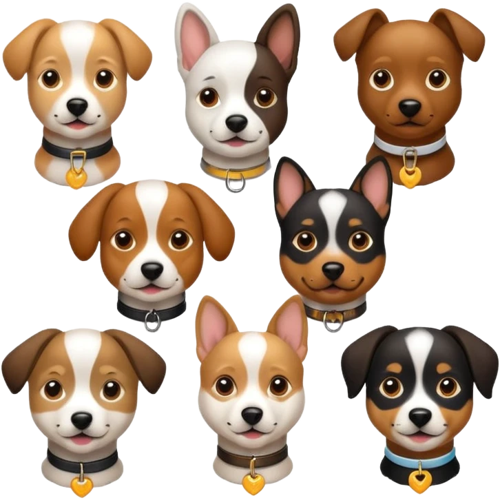 multiple dogs emoji