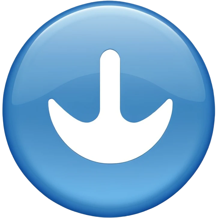 Blue tick emoji