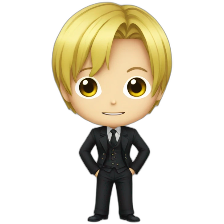sanji from one piece as chibi emoji
