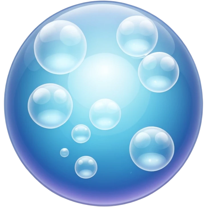 white bubbles emoji