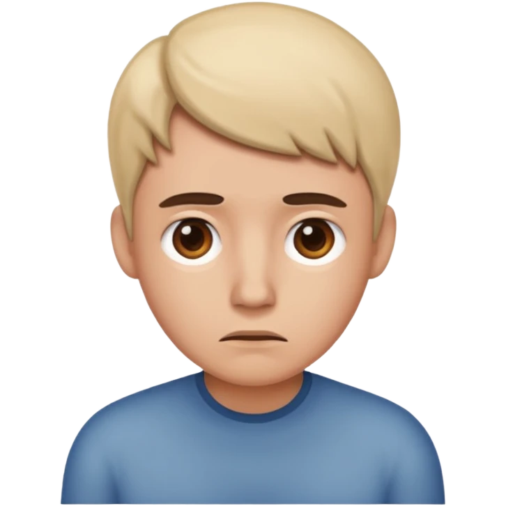 person contemplating a situation of being lost emoji