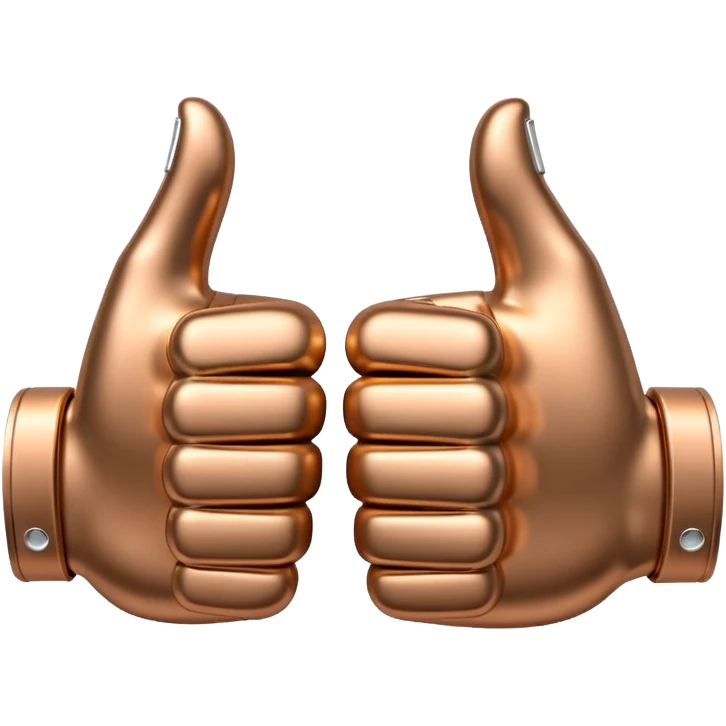 👍 and 👎 combined together emoji