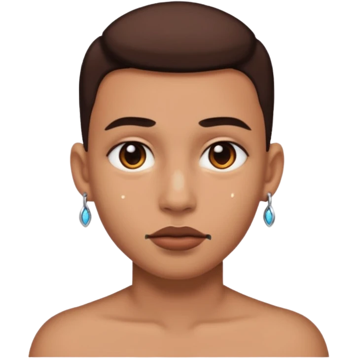 domuz burnu piercing emoji