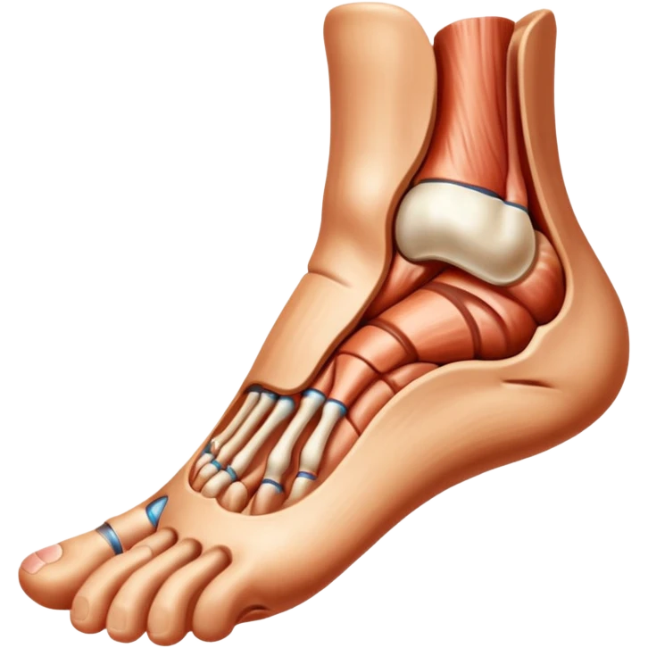 Anatomical foot emoji
