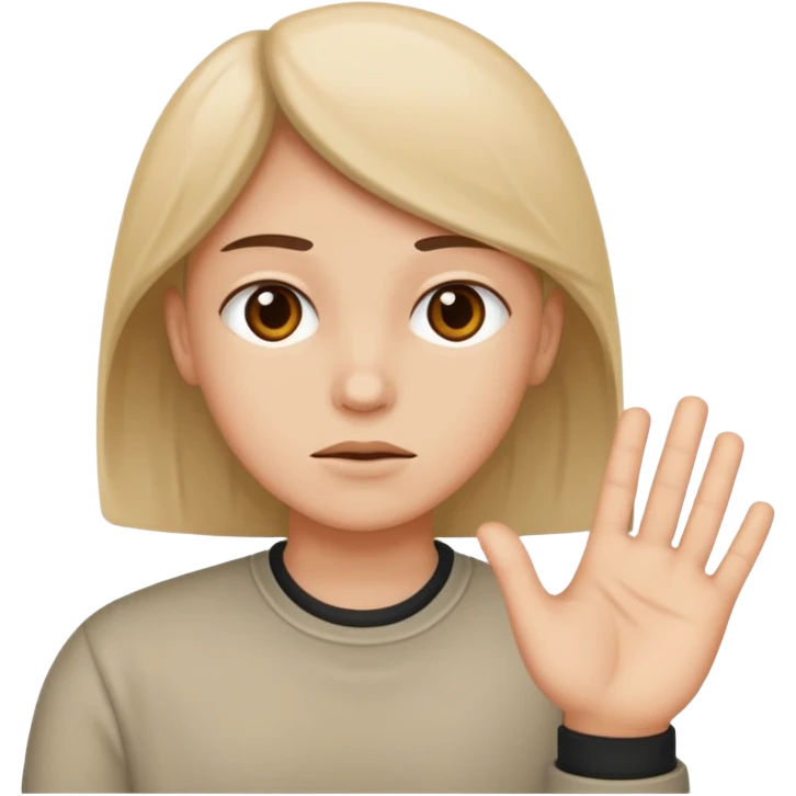 Stop hate! emoji