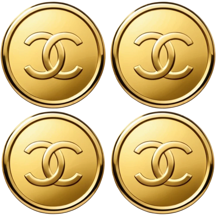 3 chanel coins emoji