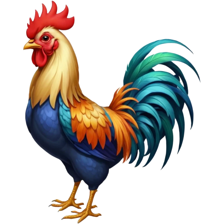 un coq emoji