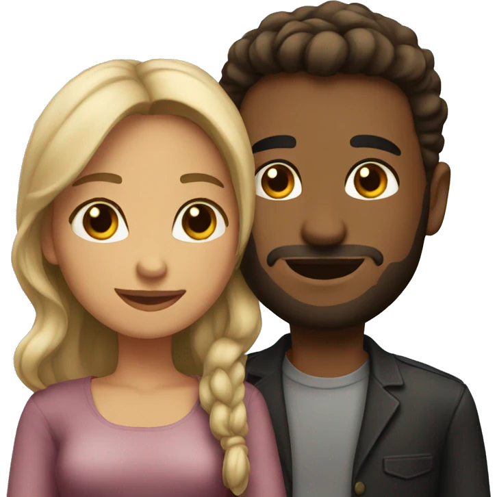 Romantic couple emoji