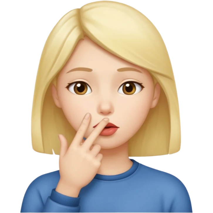 🫂+🤫 emoji