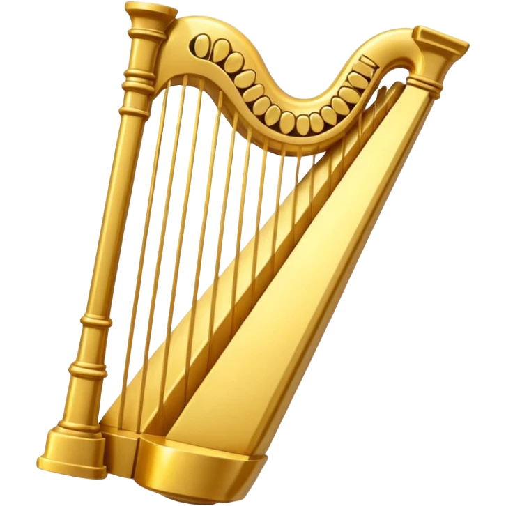 golden lyre emoji