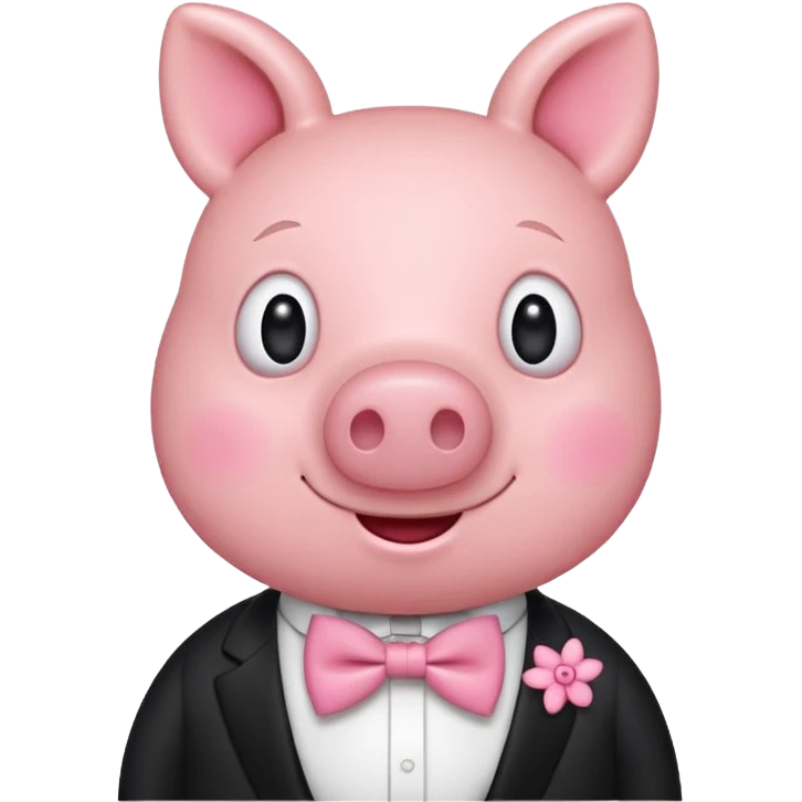 Preppy peppa pig emoji