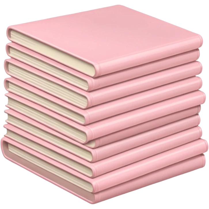 Vintage pale pink vinyl emoji