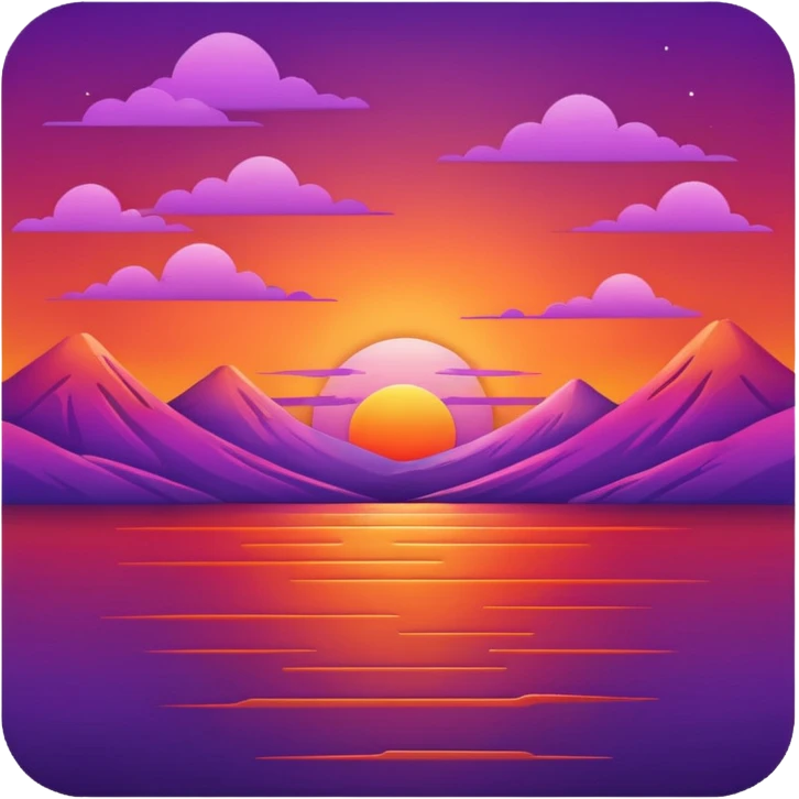 atardecer emoji