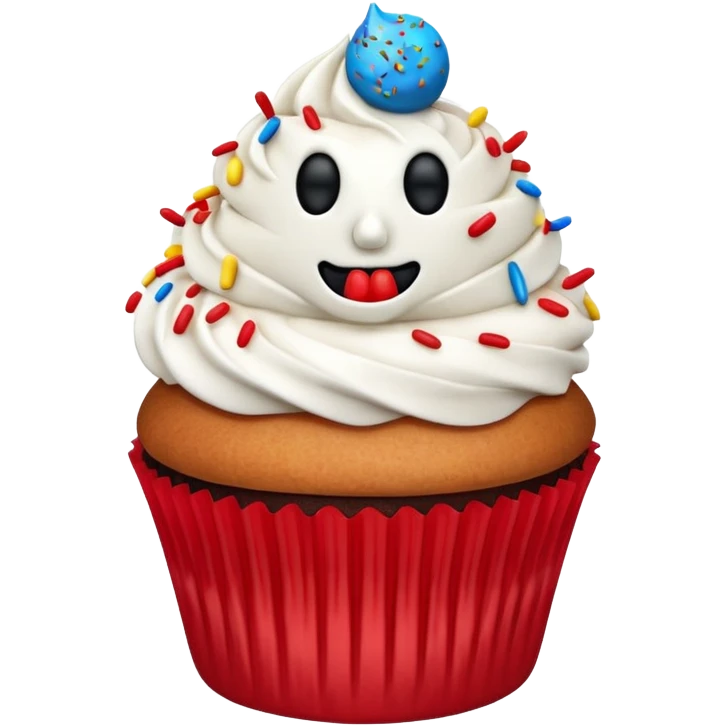 Terrifier cupcake emoji