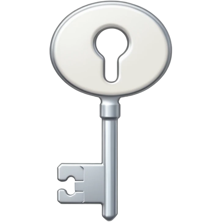 2d flat white key emoji