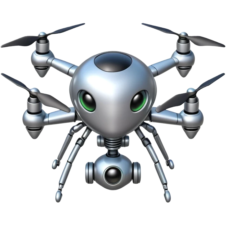 Alien robot drone  emoji