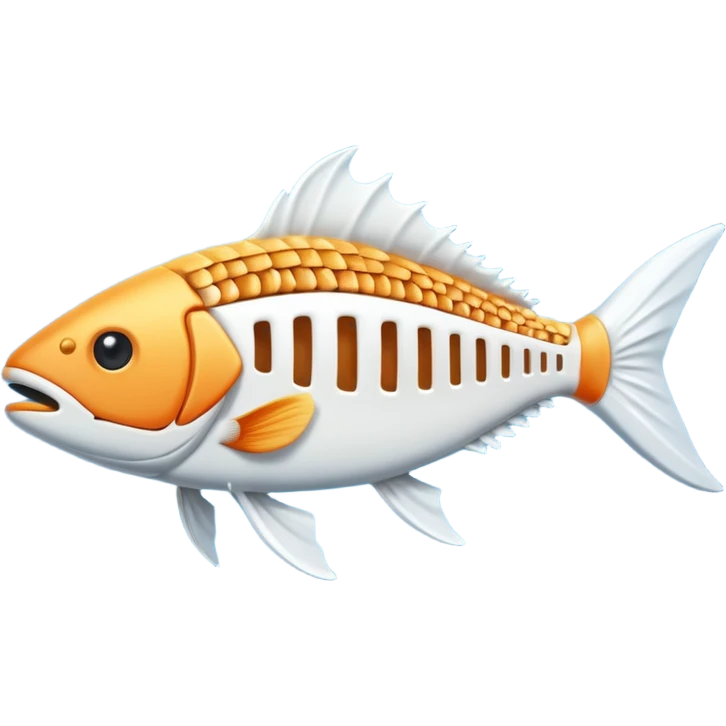 Fish bone emoji