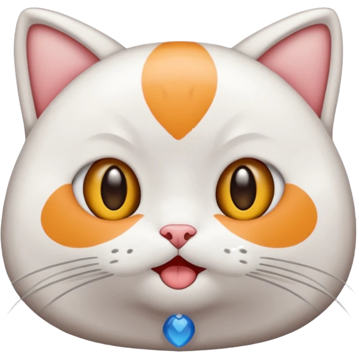 고양이 꽃 emoji