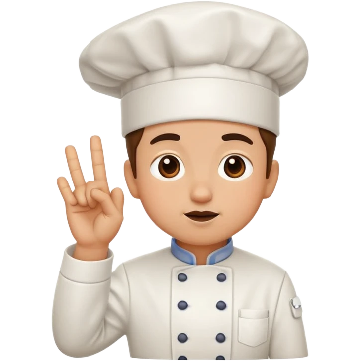 chef's kiss hand gesture without face emoji